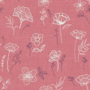 Elianna Vintage Floral - Pink Beige V.01