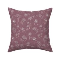 Elianna Vintage Floral - Rosewood LightGray V.01