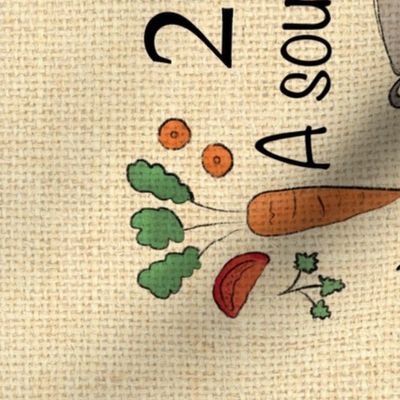 Souper 2024 tea towel