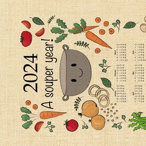 Souper 2024 tea towel