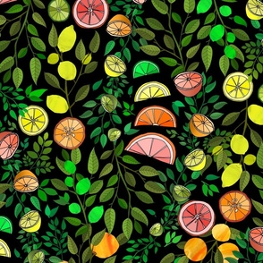 Juicy Citrus (dark background)