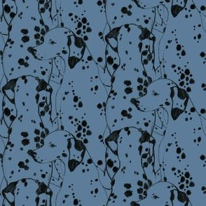 Dalmatians Dark Dusty Blue Dk-ch