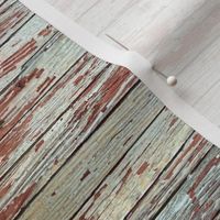 Faded red barn boards