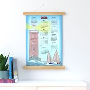 Lighthouse with sailboats 2023 calendar