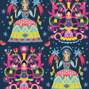 mexican fiesta folkart