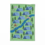 2020 campground tea towel