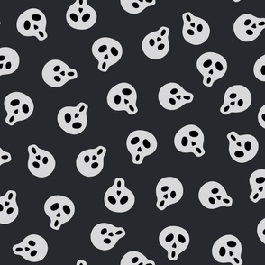 Spooky Halloween Skulls 