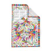 2020 Otomi Birds Calendar