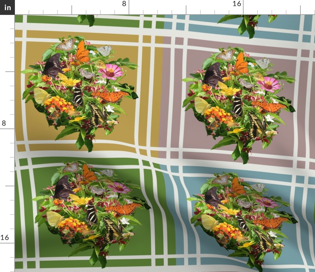 Four Color Butterfly Bouquets