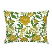 Chintz floral in golden