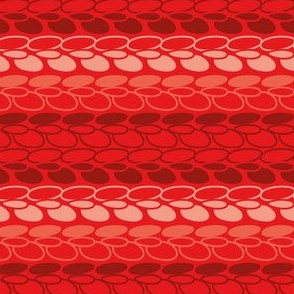 Slip stitch crochet pattern red