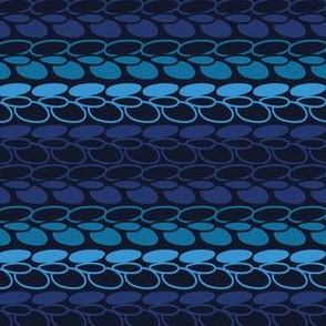 Slip stitch crochet pattern blue