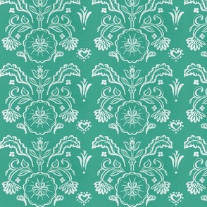 Happy Flourish - damask