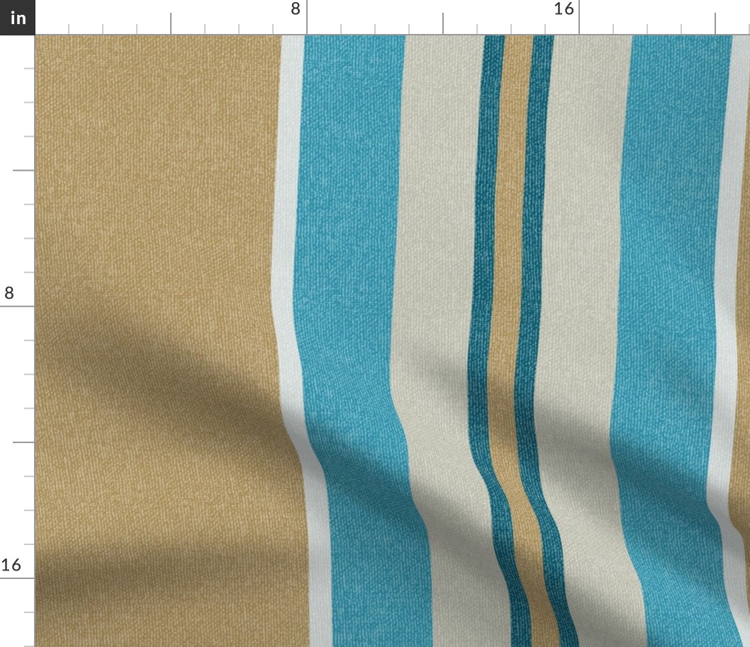 Large Stripes | Golden | Rose of Sharon Collection