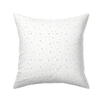 colourful dots white background