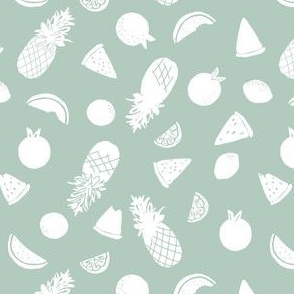 Fruity Summer Gumleaf |Lemon, melon,orange,pineapple fruits |Renee Davis