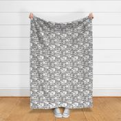 Abstract rain raw brush spots and dots cool trendy pastel print LA style neutral gray black white