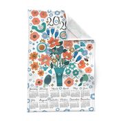 2020 Vintage Bouquet Calendar