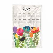 Protea tea towel calendar 2024