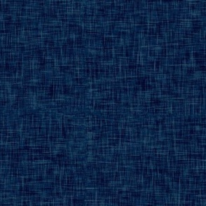 arcadia midnight blue - solid linen texture - LAD19