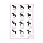 Dala Horse 2020 Calendar_Lilac