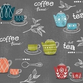 Coffee and Tea - Gray