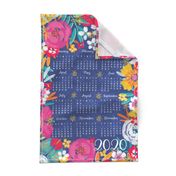 Harper Floral 2020 teatowel calendar