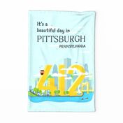 412 Pittsburgh Tea Towel