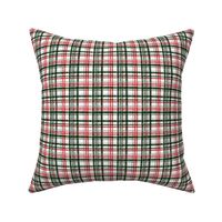 (extra small scale) Christmas Plaid - red, green, and grey - LAD19BS