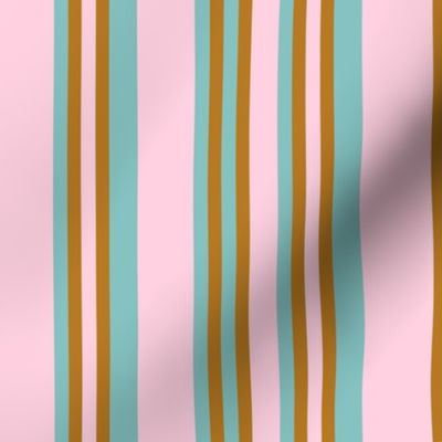 Stripes | Pink Goldenrod |Renee Davis