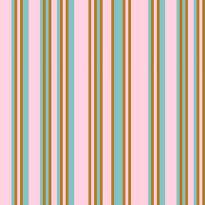 Stripes | Pink Goldenrod |Renee Davis