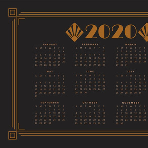 2020 calendar