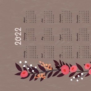 Yellow Rose Calendar 2022
