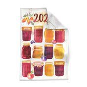 2020 Fruit Jam Tea Towel