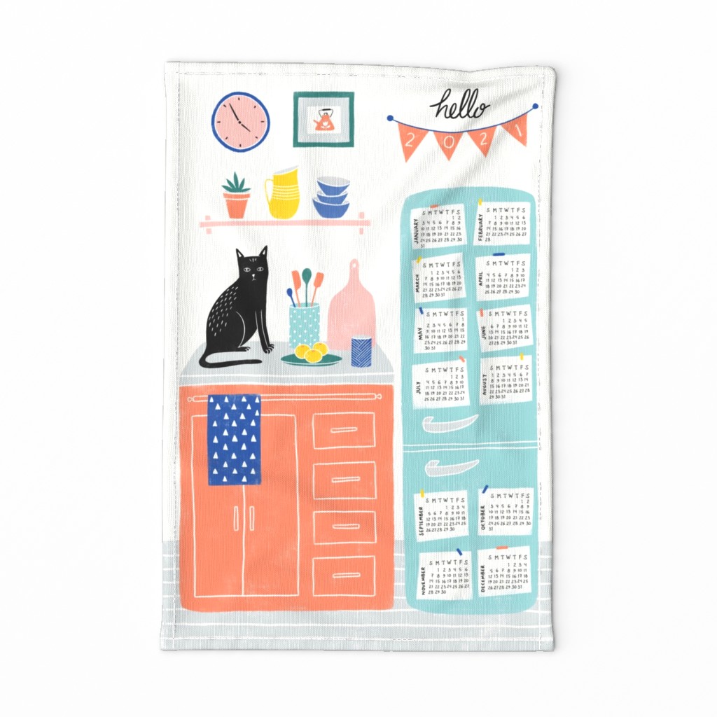 Hello 2021! Tea Towel