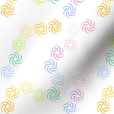 Rainbow Pastels - Swirls -  Â© PinkSodaPop 4ComputerHeaven.com