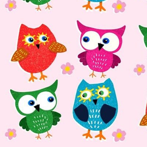 Give A Hoot on Pink