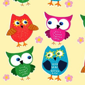 Give A Hoot on Yellow