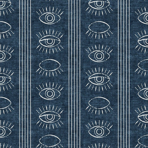 blink - eyes - stone blue woven - LAD19
