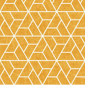 triangle geo - focus collection - woven yellow - LAD19