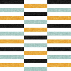 tiles - rectangles - black, yellow, mint geometric - focus collection - LAD19