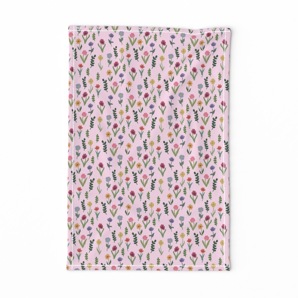 Fresh Spring Meadow - Powder Pink (small)