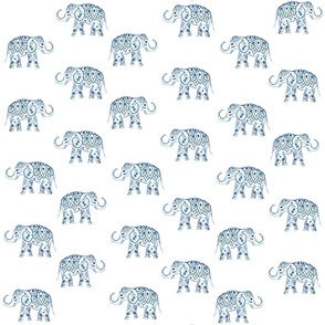 Mandala Indian  elephant .Ornamental pattern
