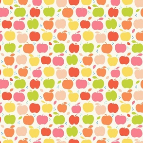 An apple a day medium scale in orange by Pippa Shaw