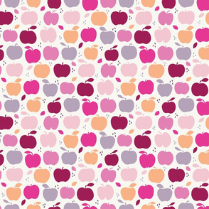 An apple a day medium scale in pink by Pippa Shaw