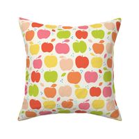 An apple a day large scale in orange by Pippa Shaw