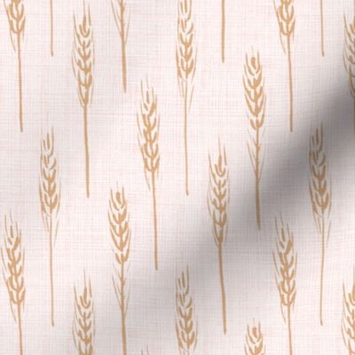 wheat - Rose Gold linen