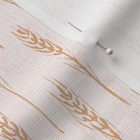 wheat - Rose Gold linen