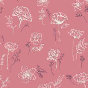 Elianna Vintage Floral - Pink Beige V.04