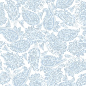 Bandana Paisley Baby Blue